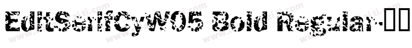EditSerifCyW05 Bold Regular字体转换